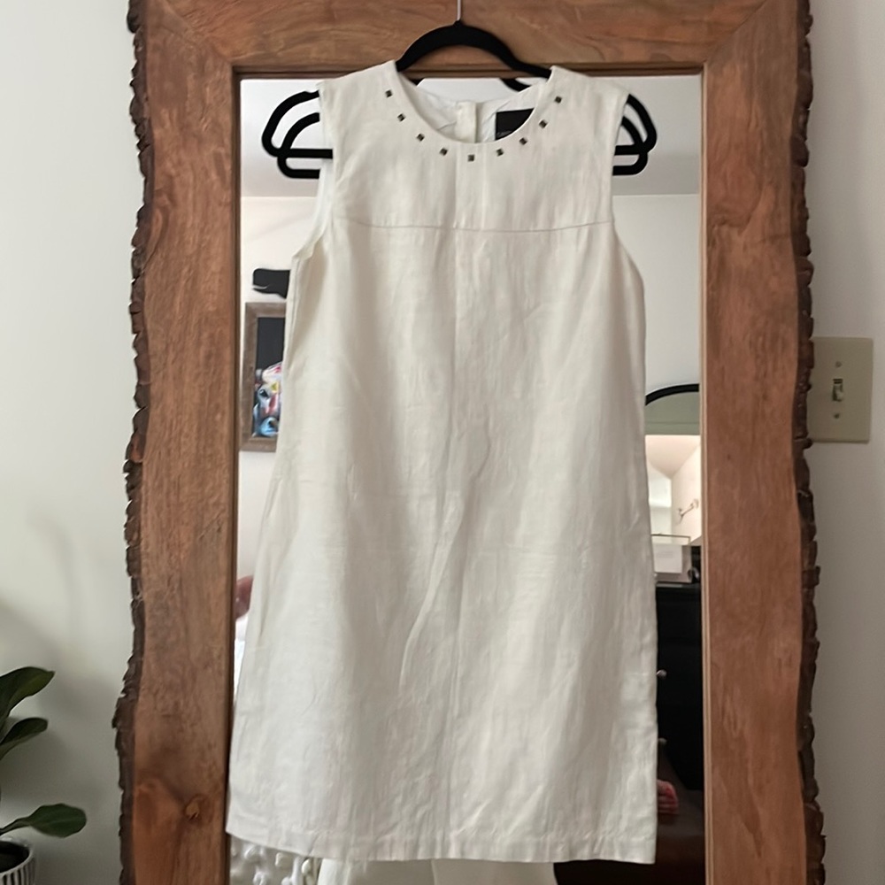 Cynthia Rowley Lined Linen Dress- 6